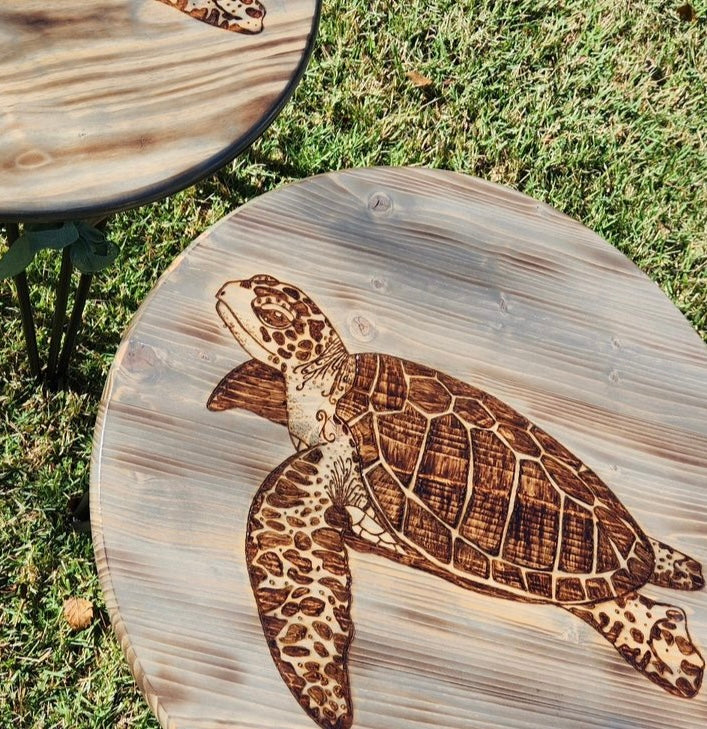 Turtle side table