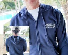 Load image into Gallery viewer, Harbor Island zippered Hoodie
