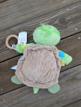 Load image into Gallery viewer, Infant crinkle plushie w teething ring
